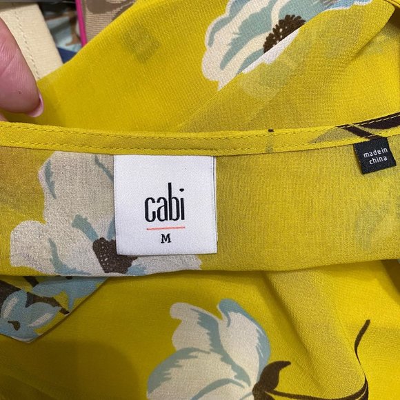 Cabi M Light Weight Top with Cami and Peplum Overlay - Picture 5 of 11